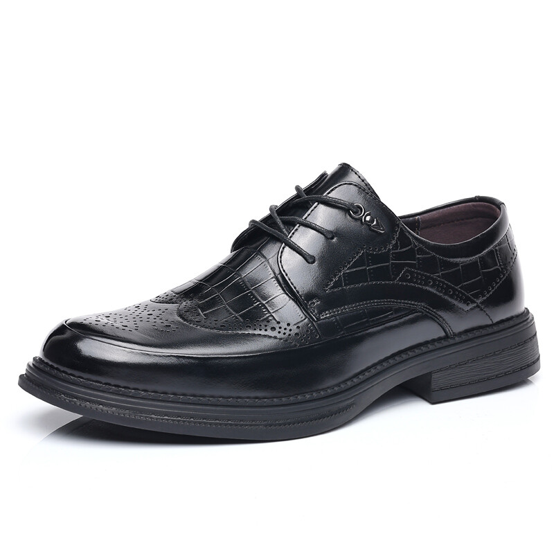 Туфли мужские Men"s Casual Men Low-Top Modengpan, коричневый — фото 3
