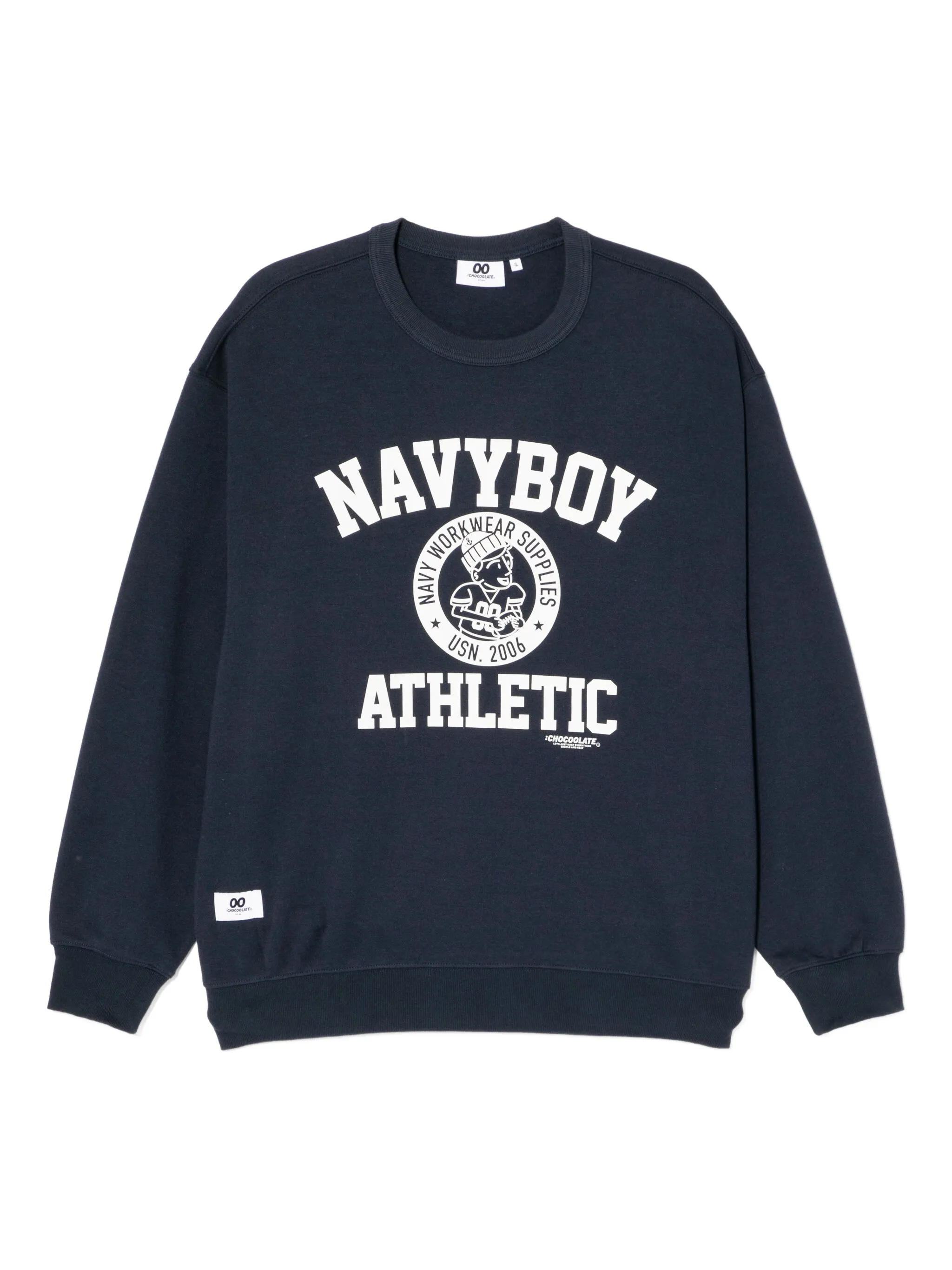 

Толстовка с графичным принтом Chocoolate, синий