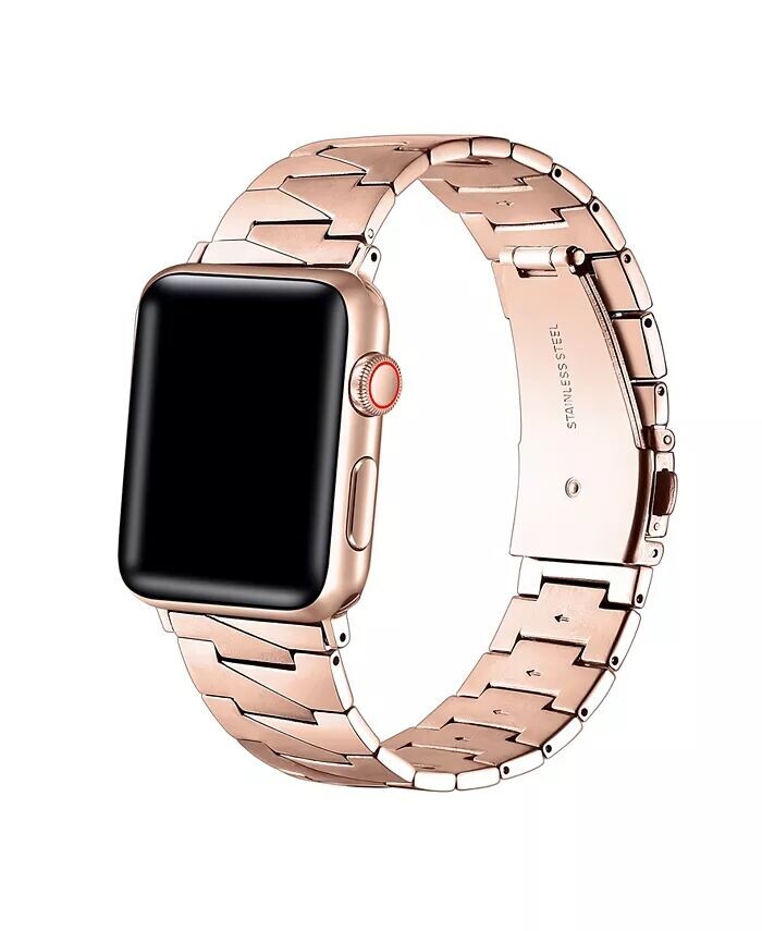 

Унисекс-ремешок Scarlett из нержавеющей стали для Apple Watch, размер — 38 мм, 40 мм, 41 мм Posh Tech, золото