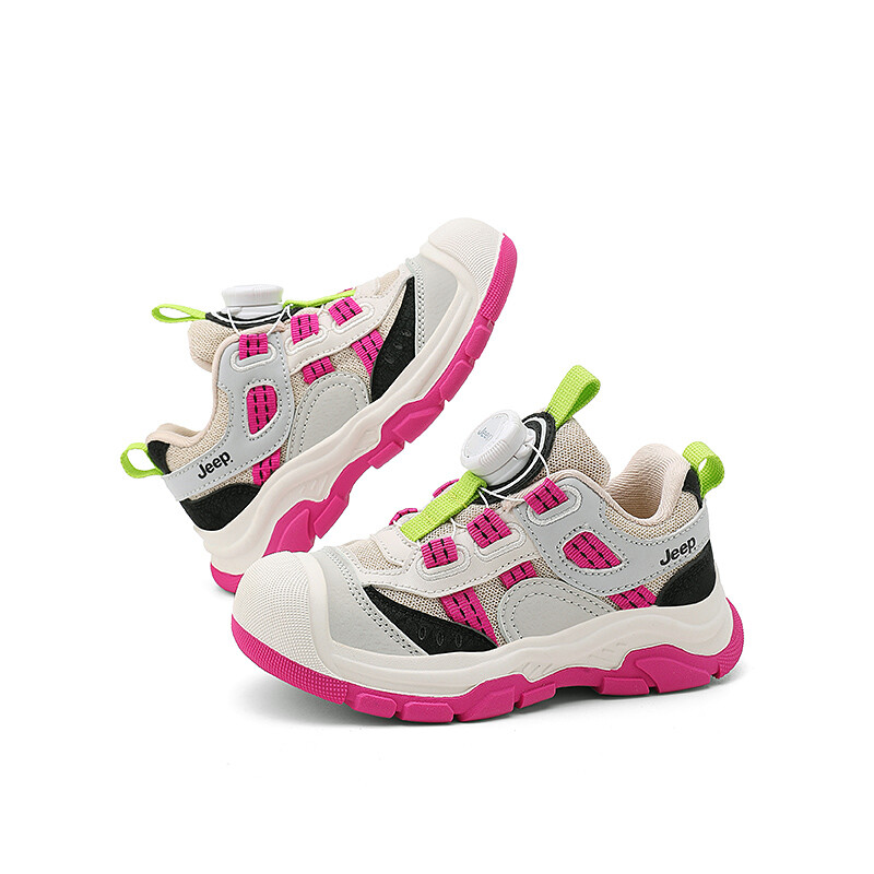 Кроссовки Jeep Kids Lifestyle Shoes Kids Low-top Rice/Plum Red, красный — фото 3
