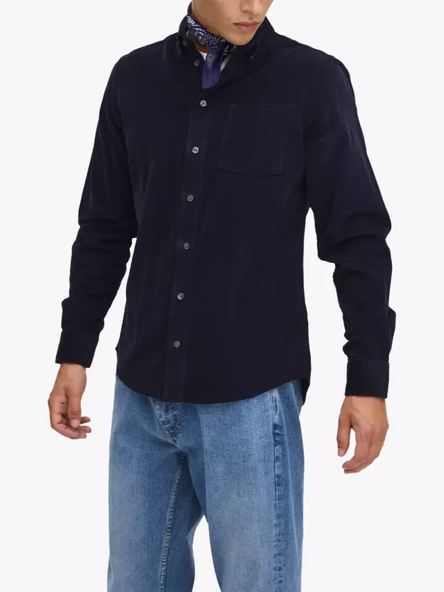 

Рубашка Casual Friday Anton Baby Cord Long, цвет dark navy