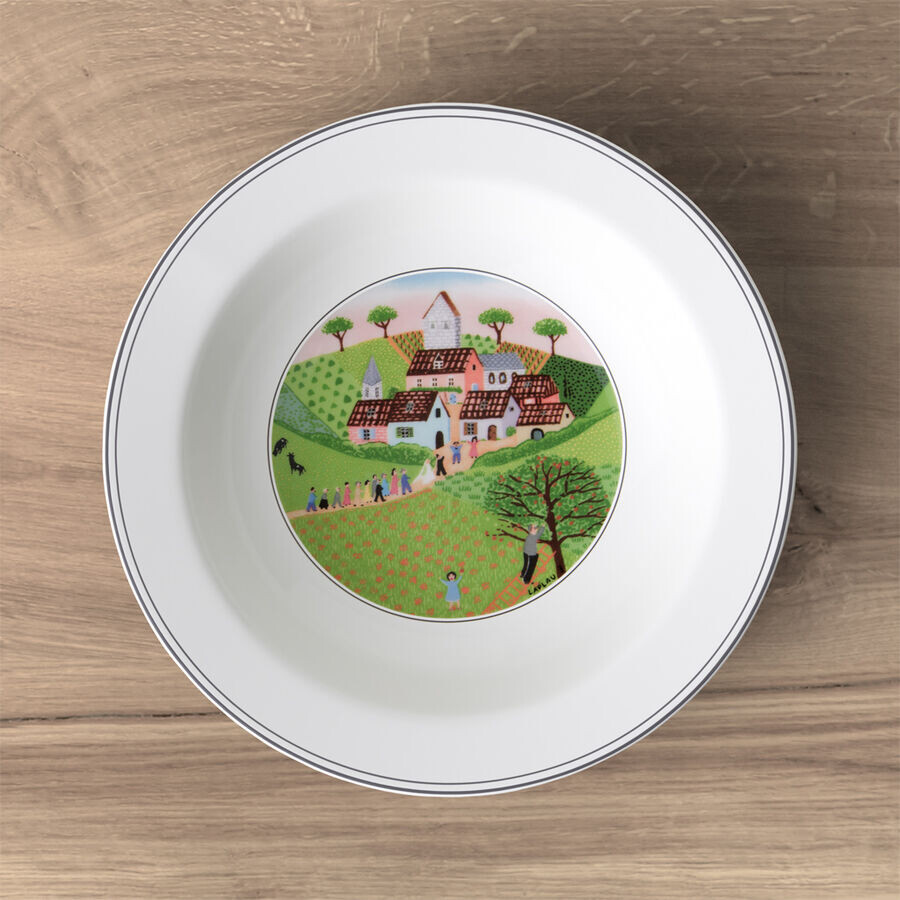 

Дизайн салатницы Наиф Брак Villeroy & Boch, красочный