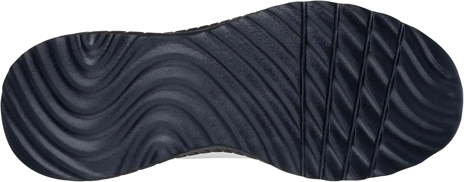 Мужские кроссовки Skechers Hands Free Slip-ins Squad Chaos - Balanced Edge, Black White — фото 2