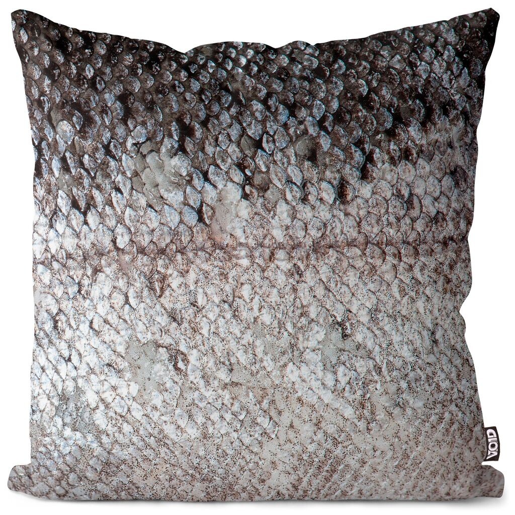 

VOID Рыбья чешуя Чехол на подушку для рыбы Полиэстер Водонепроницаемая подушка для улицы и дома Размер: 60 x 60 см