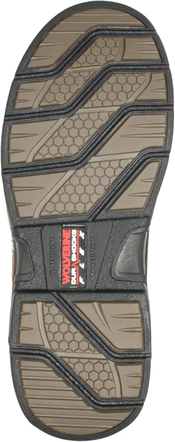 Мужские вездеходные сапоги Wolverine Raider DuraShocks Western CarbonMax Wellington, коричневый — фото 4