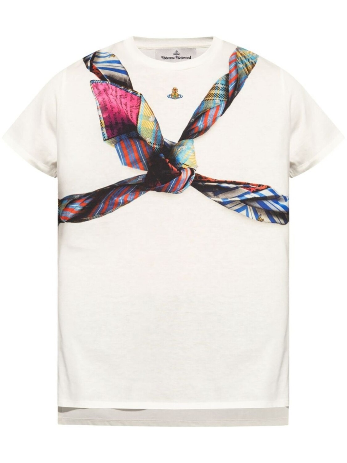 

Vivienne Westwood футболка с вышитым шаром, белый