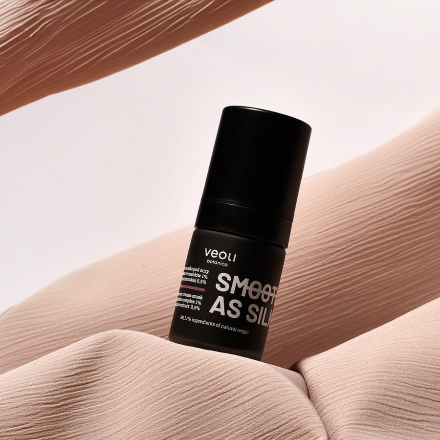 Маска для лица Veoli Botanica — SMOOTH AS SILK, восстанавливающая и укрепляющая - для кожи вокруг глаз с трегалозой %, 15 мл — фото 4