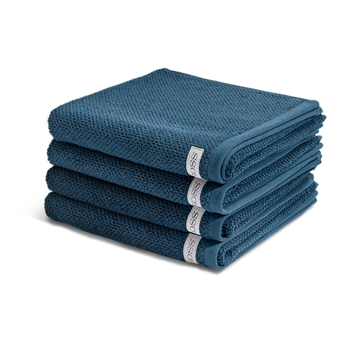 

Towel selection — набор из 4 шт из органического хлопка Ross, синий