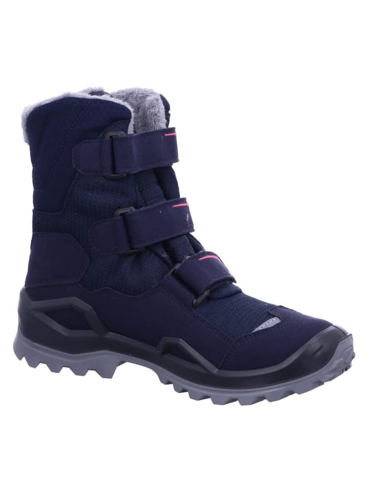LOWA Зимние ботильоны MILO EVO GTX, темно-синие/ягодные — фото 2