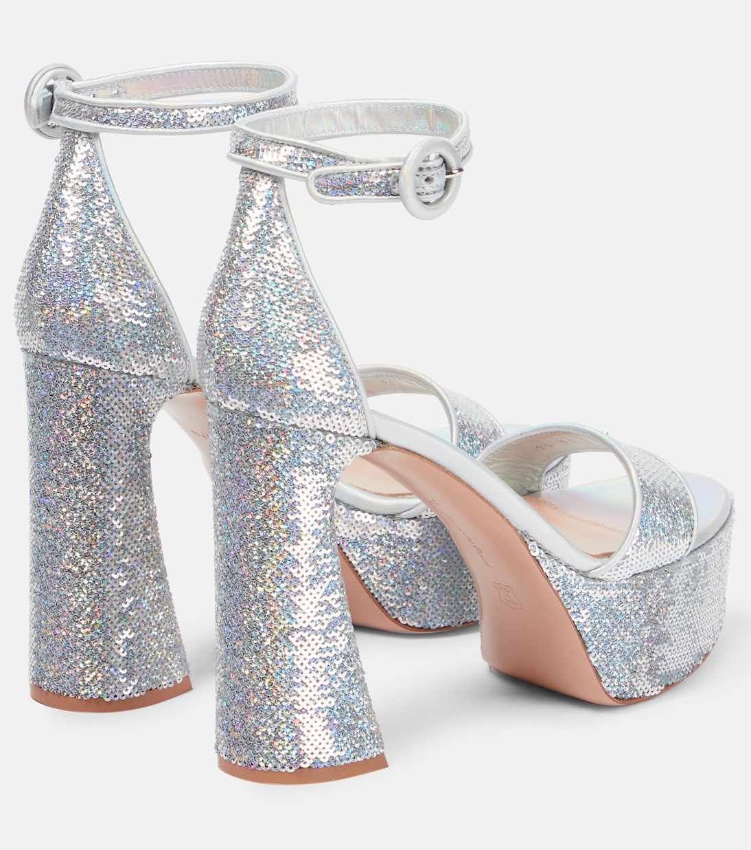 Босоножки на голографической платформе Gianvito Rossi, Hologram+Hologram — фото 3