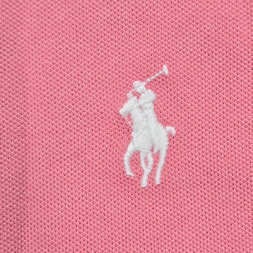 Поло женское Slim Fit Polo Ralph Lauren розовое — фото 4