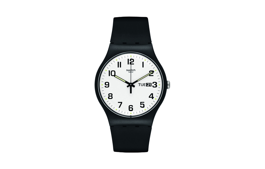 

Унисекс белые часы 41 мм SO29B703 SWATCH