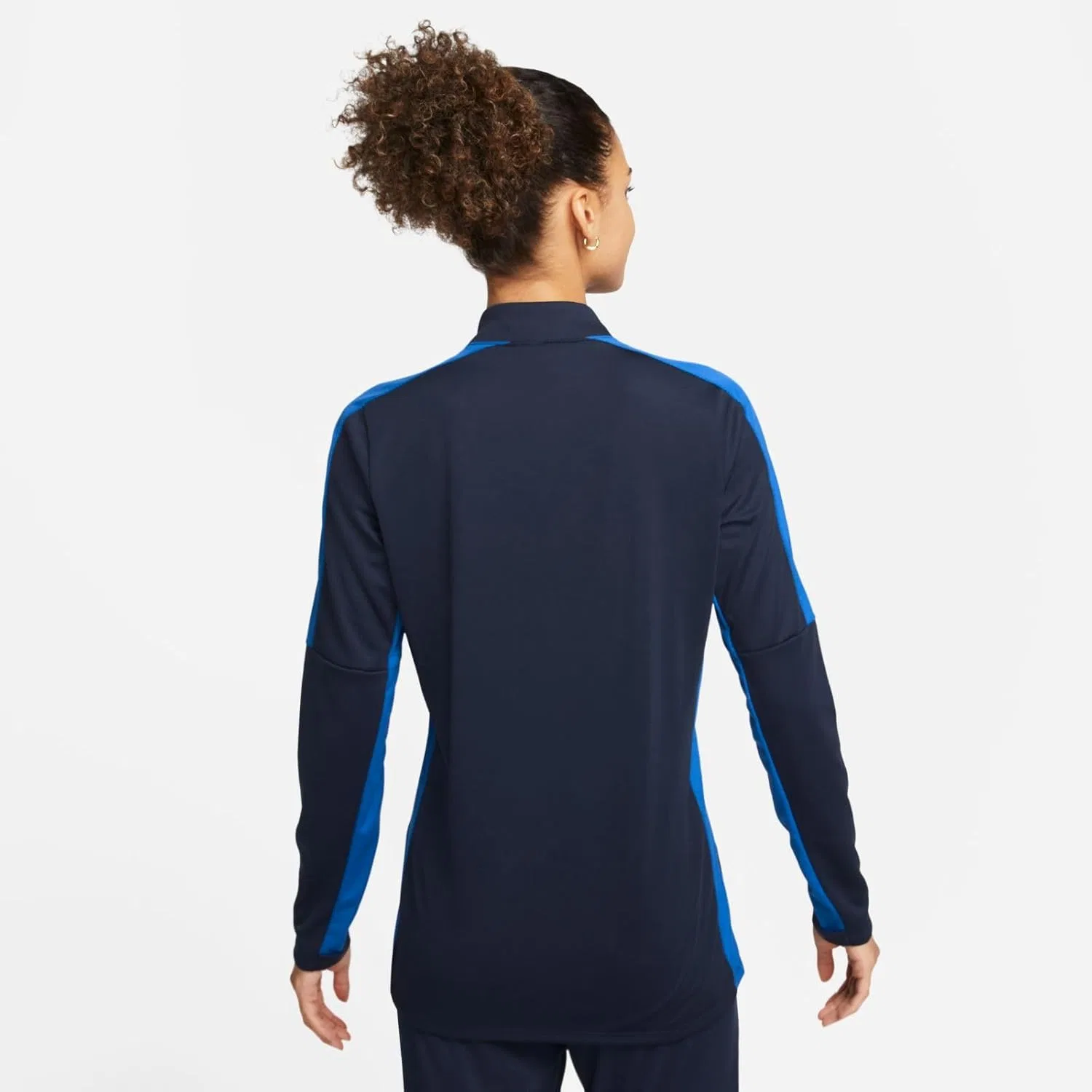 Футболка Nike Dri-FIT Academy 23 Drill Top, Obsidian/Royal Blue/White — фото 3