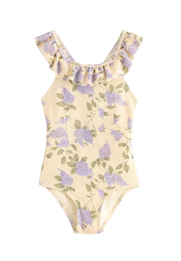 Купальник вафельный Lindex aop swimsuit, белый