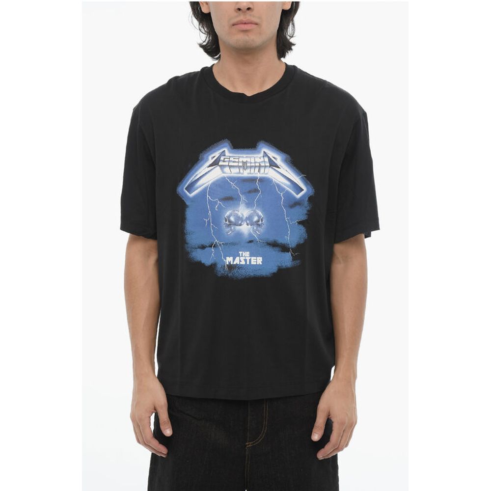 

Футболка Slim Fit ROCK BAND ZODIAC GEMINI с круглым вырезом и принтом Drop Neil Barrett, Black