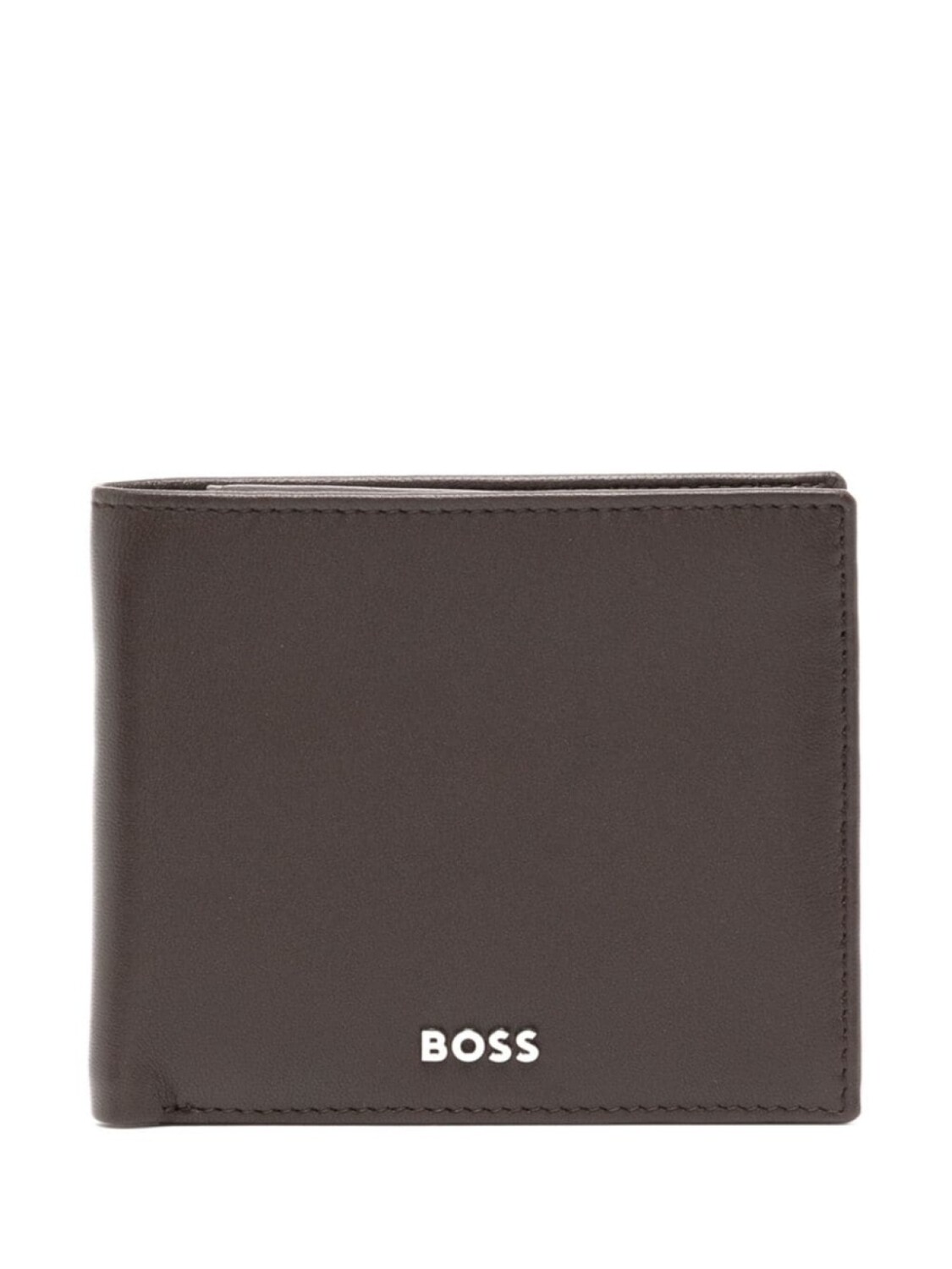 

Кошелек с логотипом BOSS, коричневый