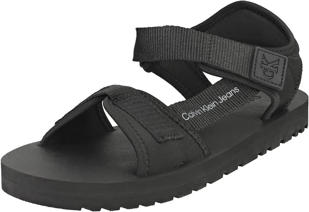 Мужские сандалии Calvin Klein Prefresato 2 Ym0ym00353 на плоской подошве, Black