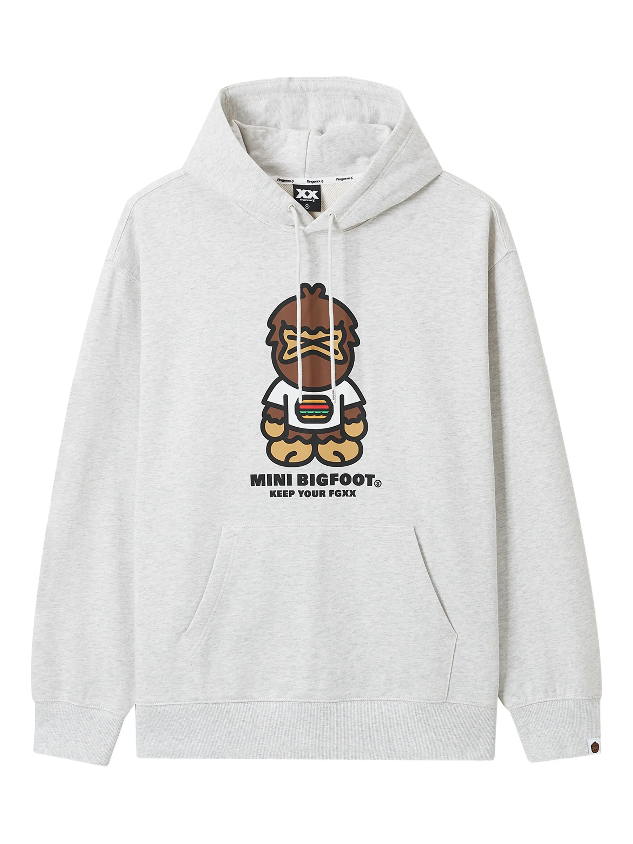 

Худи с графичным принтом Fingercroxx, белый