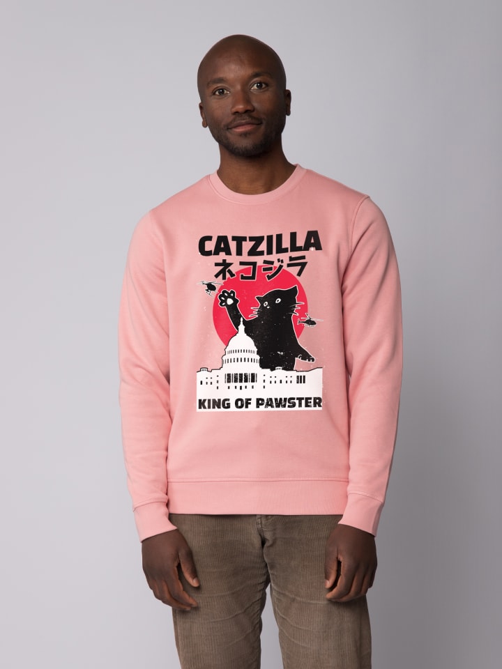 

Толстовка wat Apparel Catzilla, цвет canyon pink