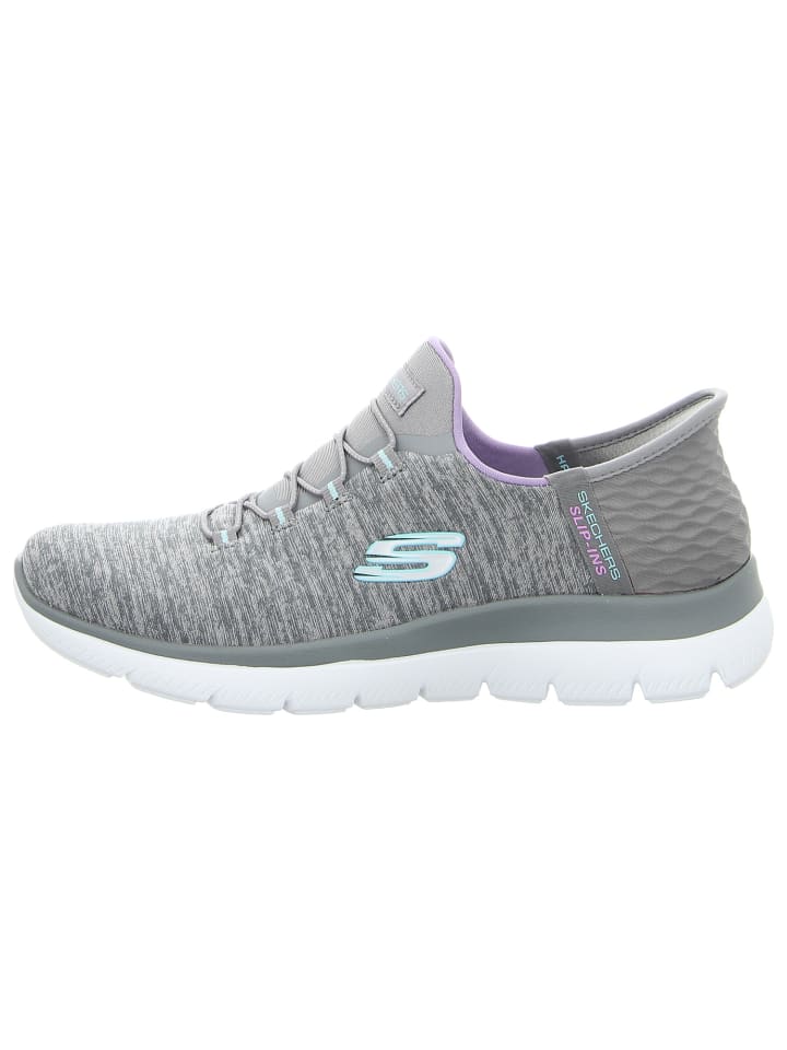 Тапочки Skechers, серый — фото 2