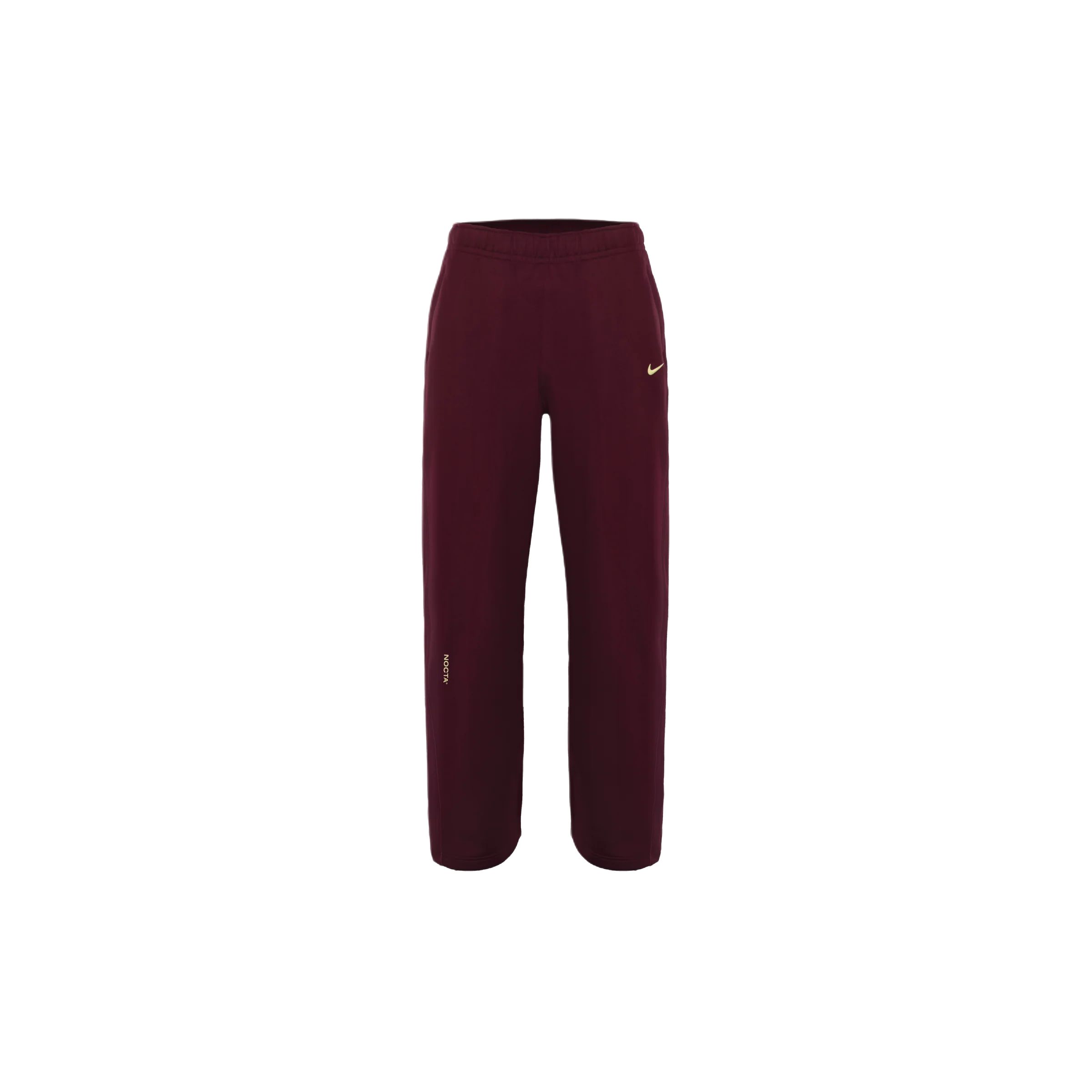 Флисовые спортивные штаны Nocta с открытым низом Nike, красный