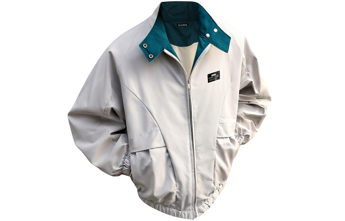 

Куртка Unisex Lapel Moderate ZIAREL, экрю[removable logo]