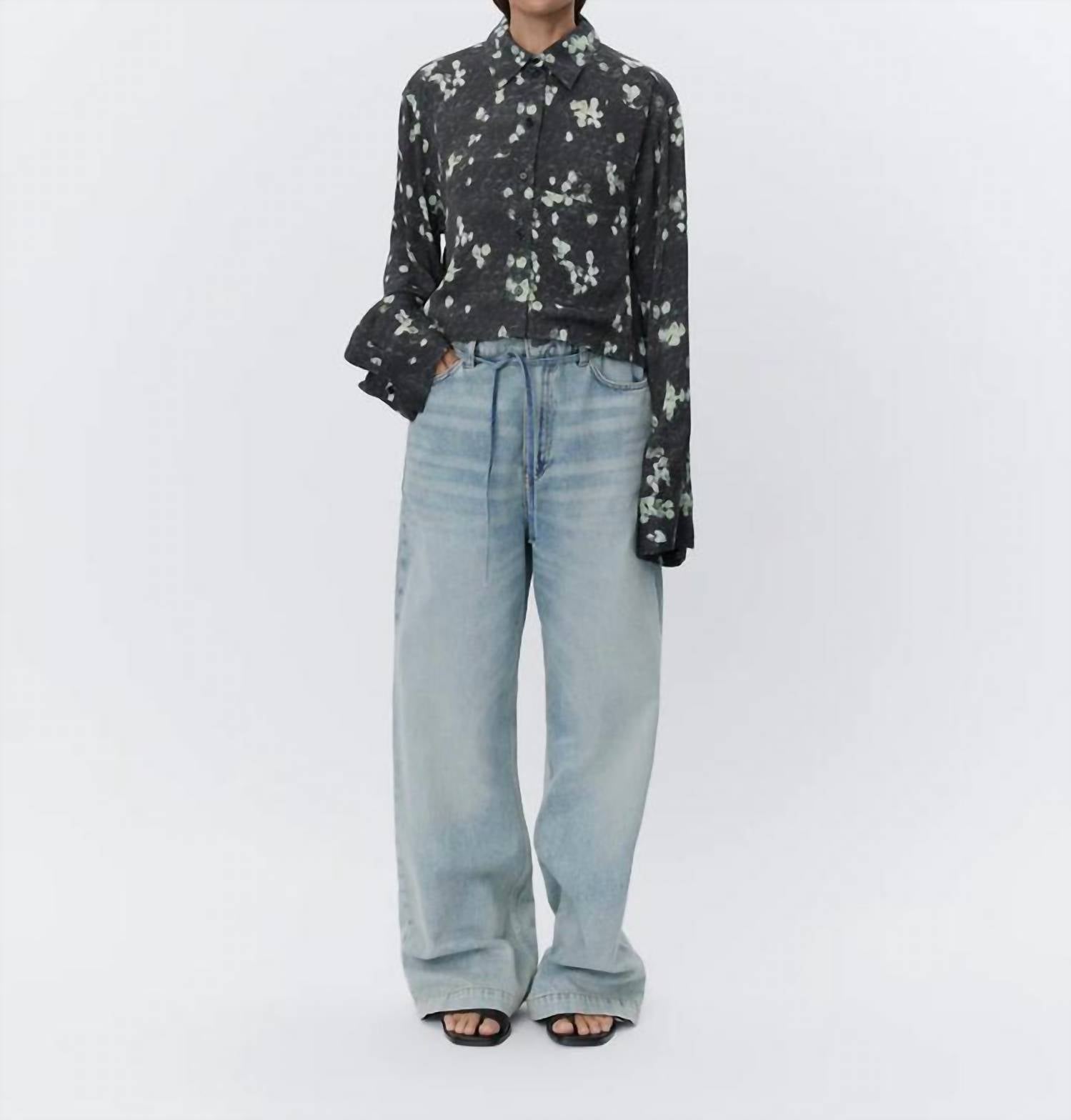 

Рубашка Issa с художественным принтом змеи DAY Birger, Artistic Snake