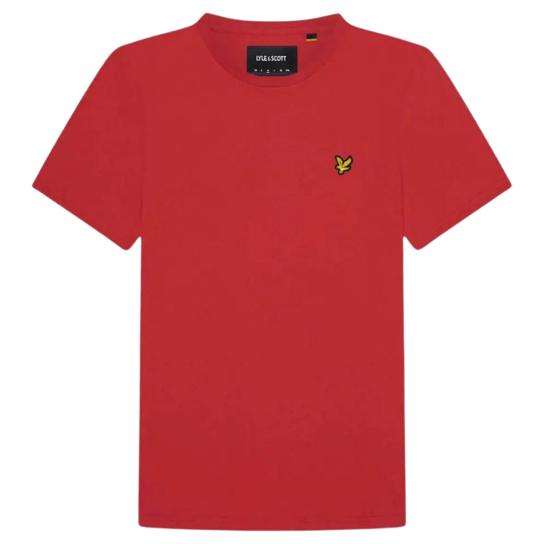 

Гала- футболка бренда lyle scott с логотипом на груди Lyle & Scott, красный