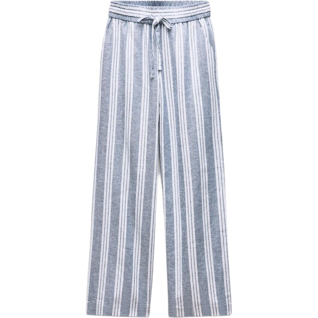 

Повседневные брюки женские синие Zara