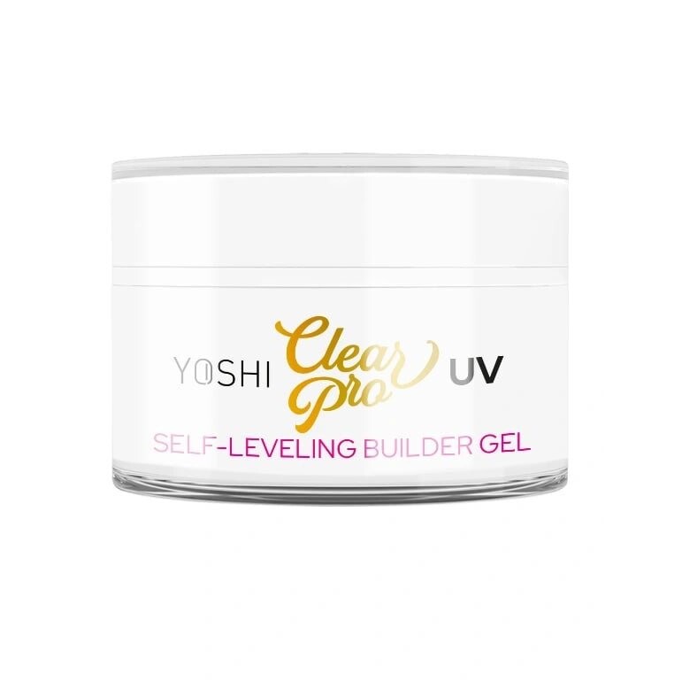 Yoshi, Самовыравнивающийся гель, прозрачный PRO UV LED, 15 мл — фото 3