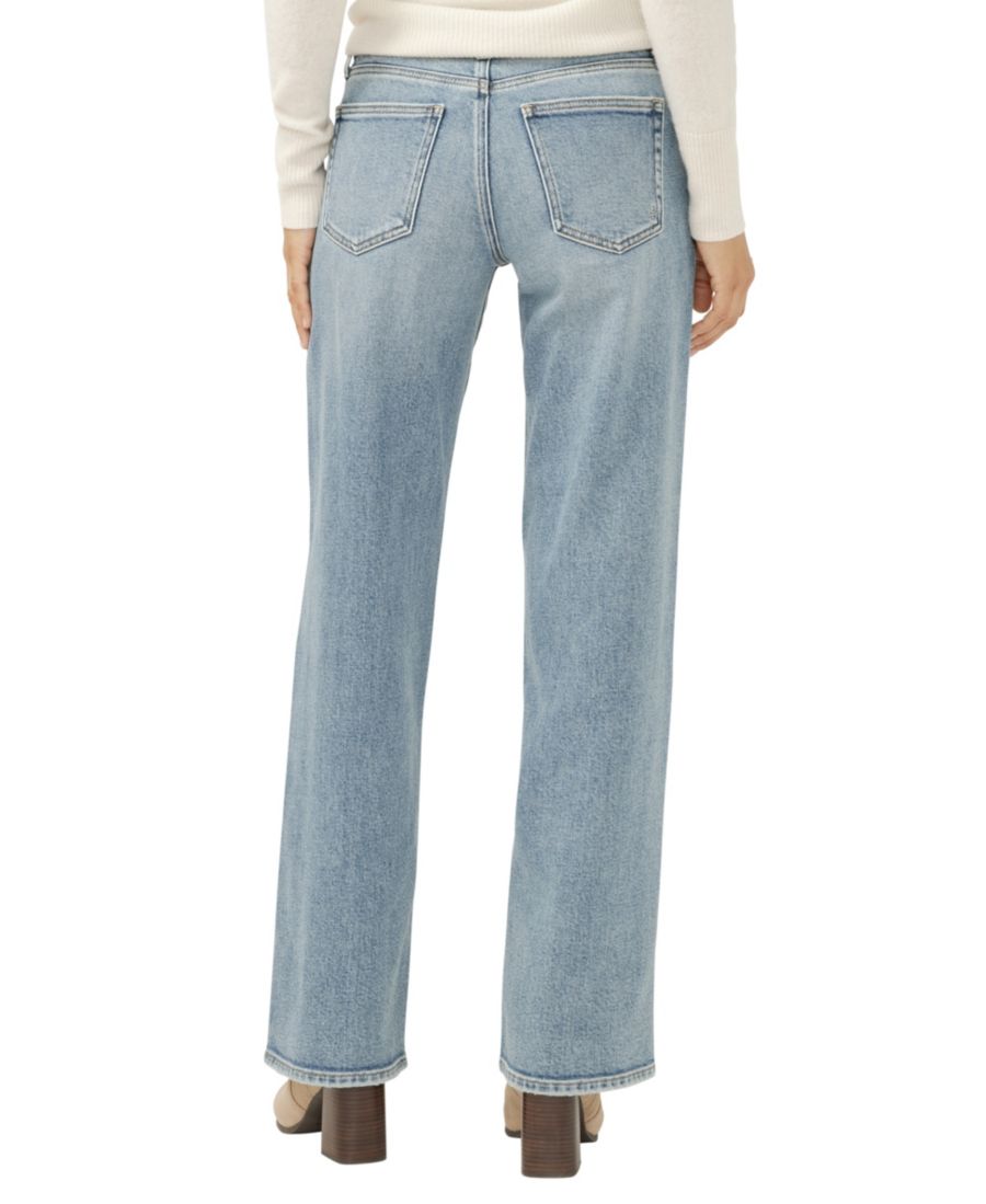 Женские свободные джинсы прямого кроя с низкой посадкой Silver Jeans Co, Grove — фото 3