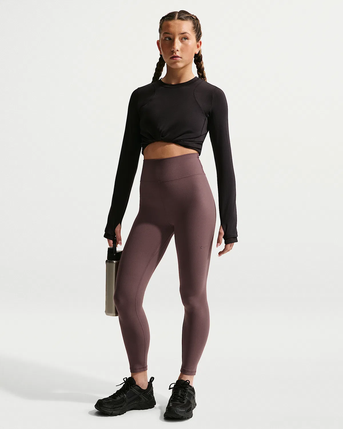 Детские леггинсы Nike MAVN Dri-FIT с высокой посадкой, Tattoo/Tattoo