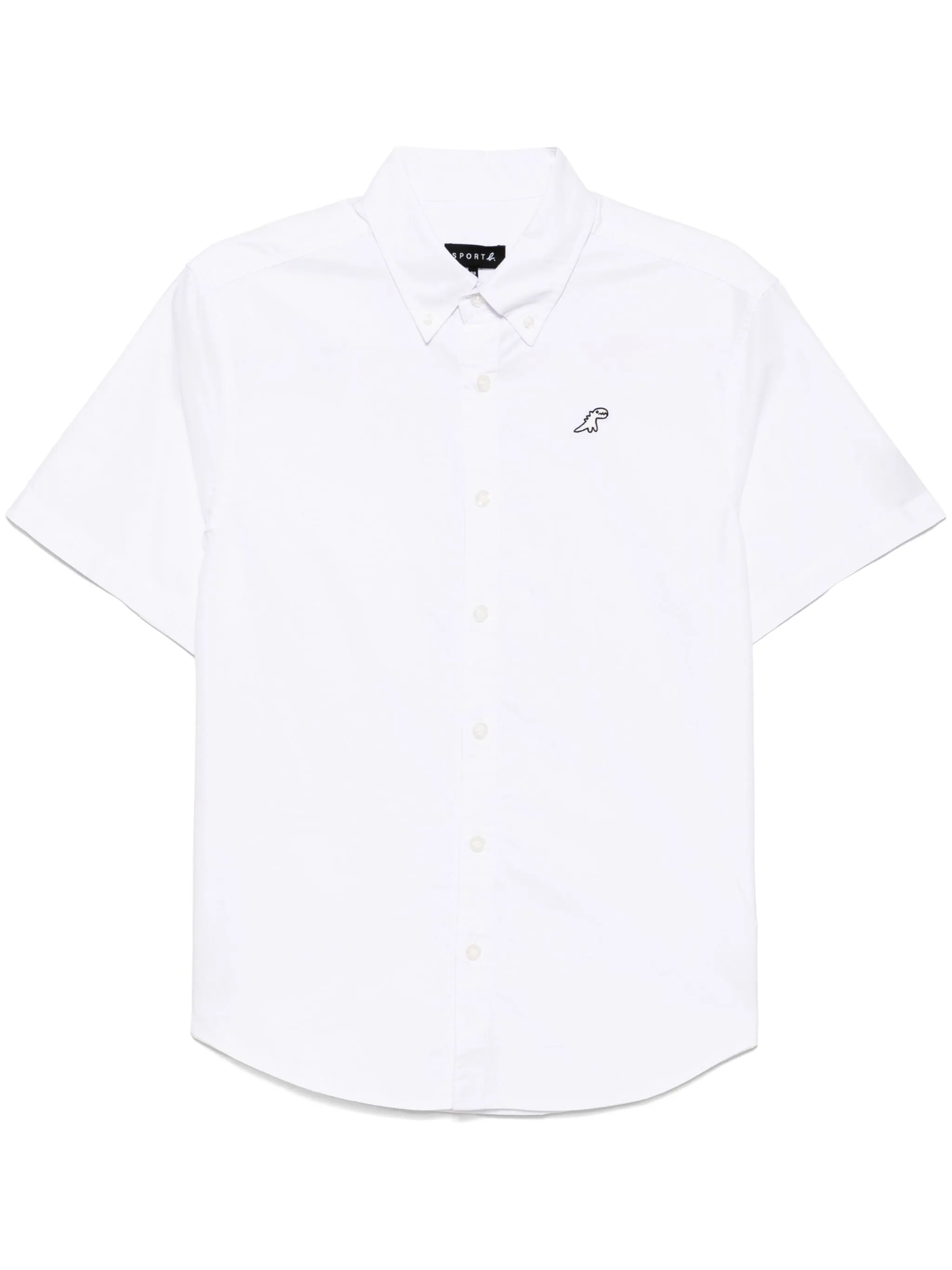 

Рубашка оксфорд с нашивкой Dino Sport B. By Agnès B., белый