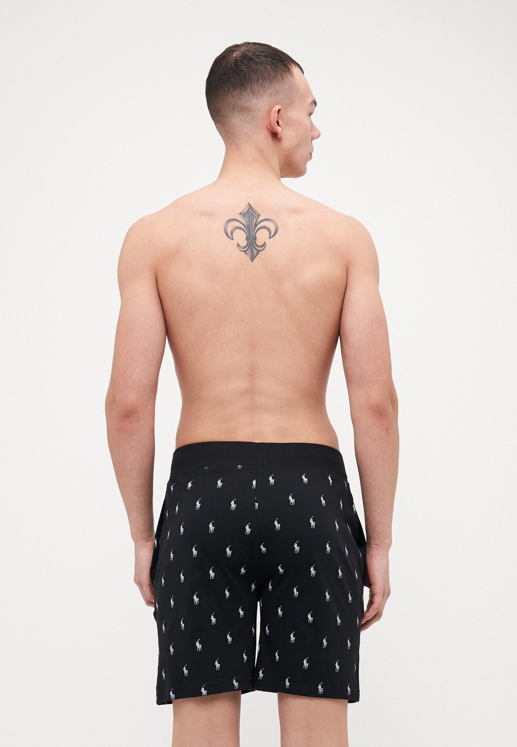 Пижамные штаны SLIM SHORT SLEEP BOTTOM Polo Ralph Lauren, черный — фото 3