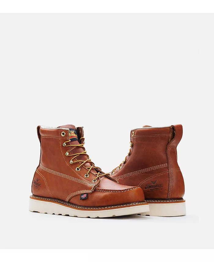 Мужские рабочие ботинки American Heritage 6" Tobacco Moc Toe Thorogood, коричневый — фото 3
