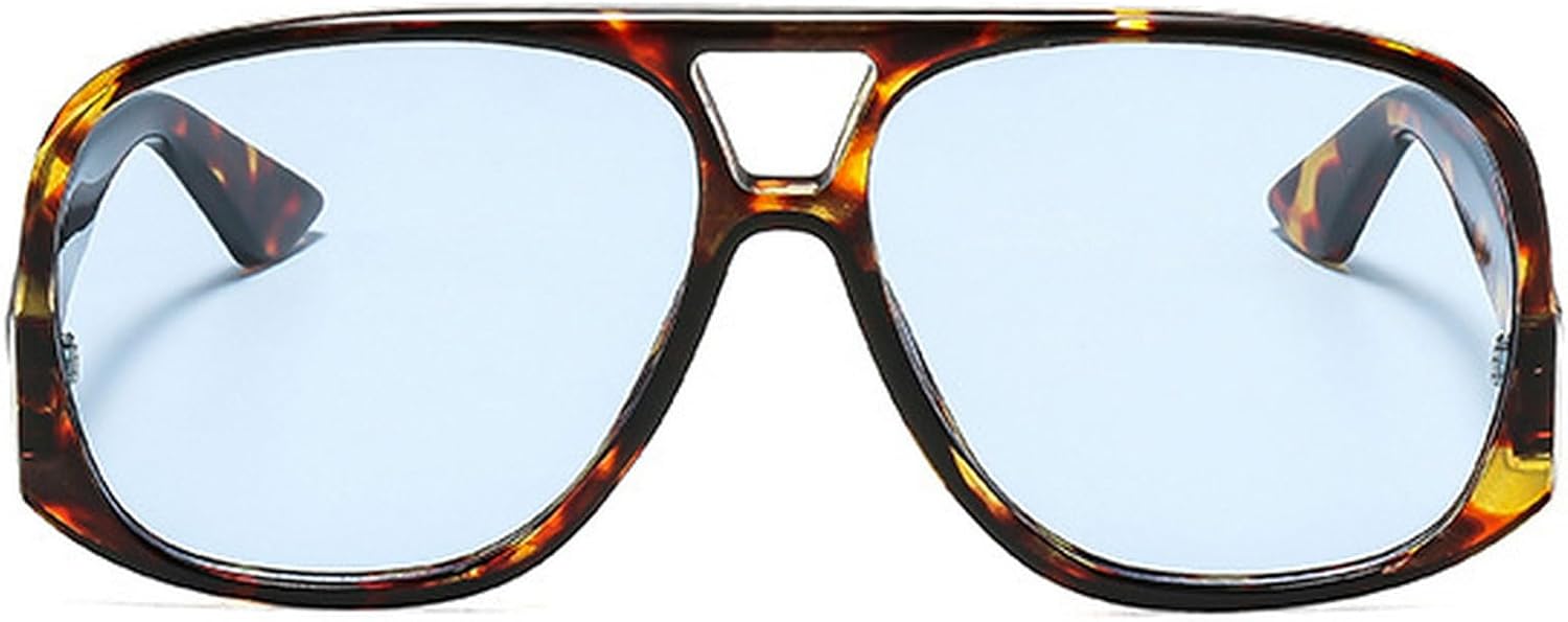 

Роскошные солнцезащитные очки-пилот большого размера для женщин и мужчин, популярные винтажные солнцезащитные очки с двойной перемычкой, защита от УФ-излучения UV400 mincl, C8