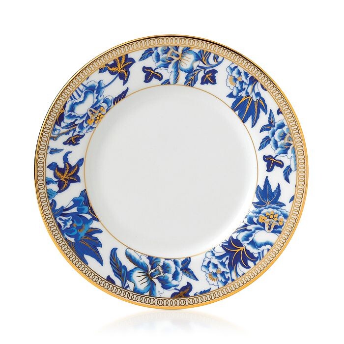 

Тарелка с хлебом и маслом Wedgwood Hibiscus, синий