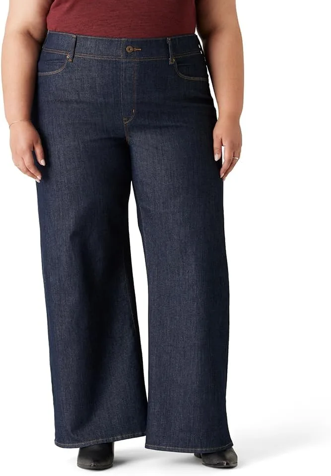 

Levi Strauss Signature Gold Women's Totally Shaping Ultimate Pull-on Wide Leg Jeans
