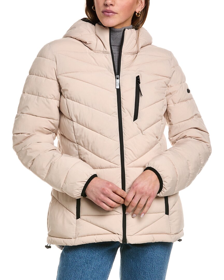

Короткая эластичная куртка Nautica, цвет champagne