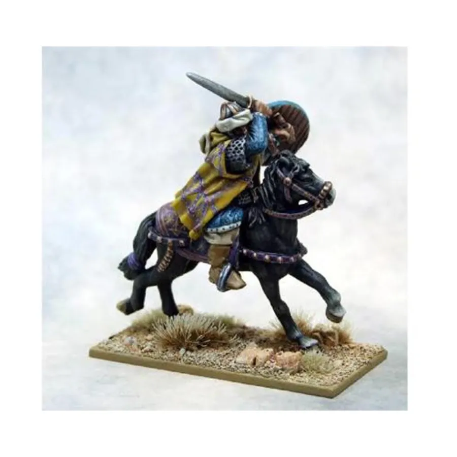 

Мутатавия – военачальник, верхом на коне, Saga Miniatures - The Crescent & The Cross - The Mutatawwi'a (28mm)