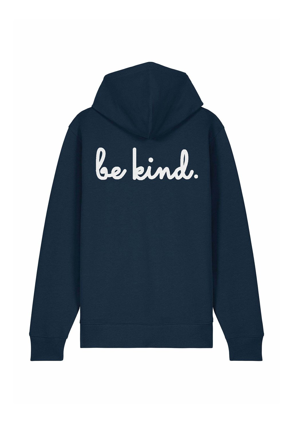 

Толстовка на молнии BE KIND BACK EMBROIDERY Mira Paris, темно-синий