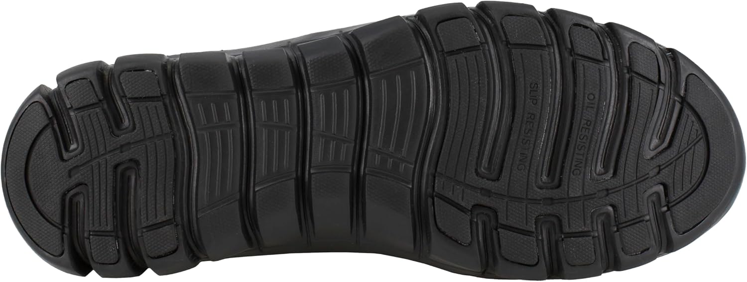 Reebok Work Mens Sublite Cushion Composite Toe ESD Slip On Work Safety Shoes Casual - Black, черный — фото 3