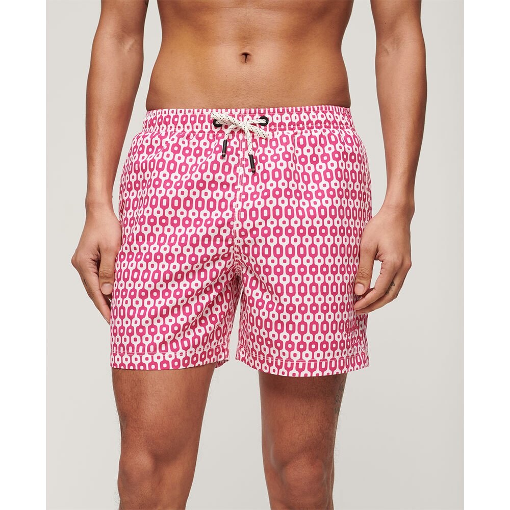 

Шорты для плавания Superdry Printed 15´´ Swimming Shorts, розовый