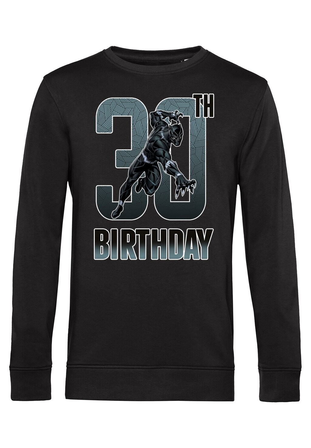 

Толстовка AVENGERS CLASSIC BLACK PANTHER 30TH BDAY Marvel, черный