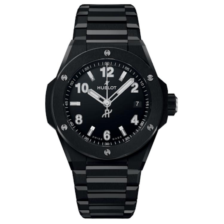 

HUBLOT Автоматический механический механизм унисекс часы 38 мм черный циферблат керамический корпус керамический ремешок