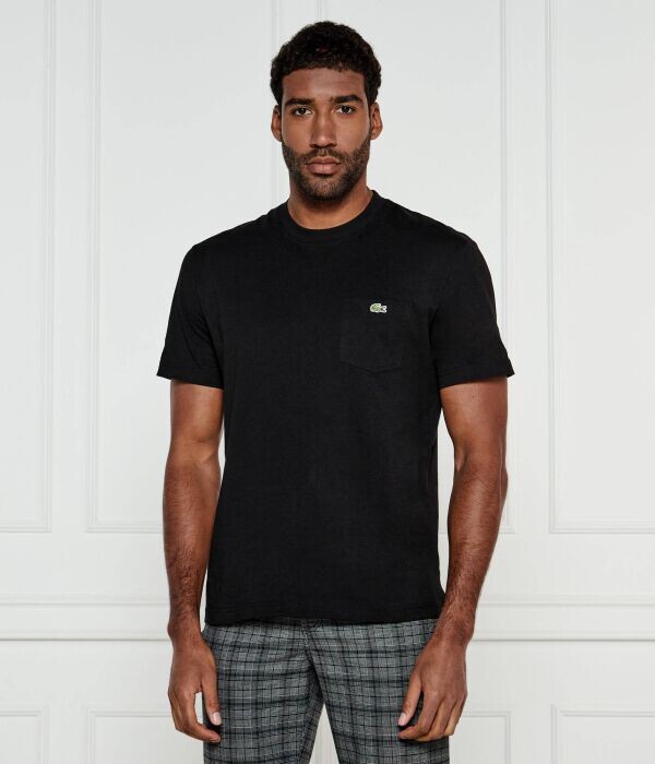 

Футболка мужская Lacoste классического кроя, черный
