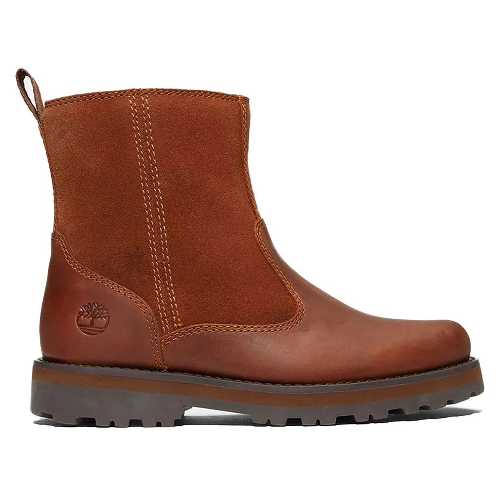 

Подростковые ботинки Timberland Courma Youth кожаные утепленные, коричневый