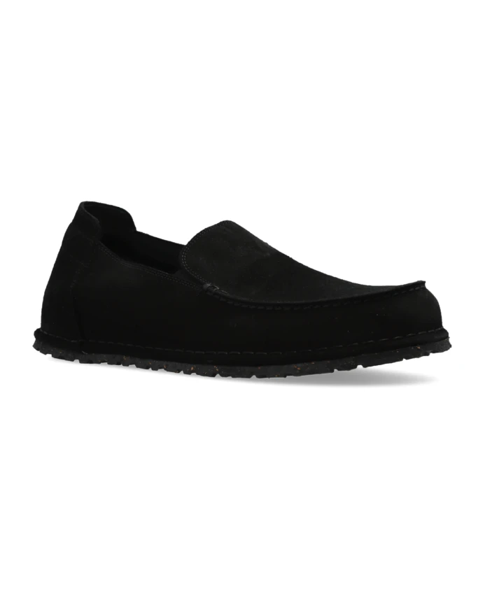 Замшевые туфли без шнурков Birkenstock, черный — фото 4