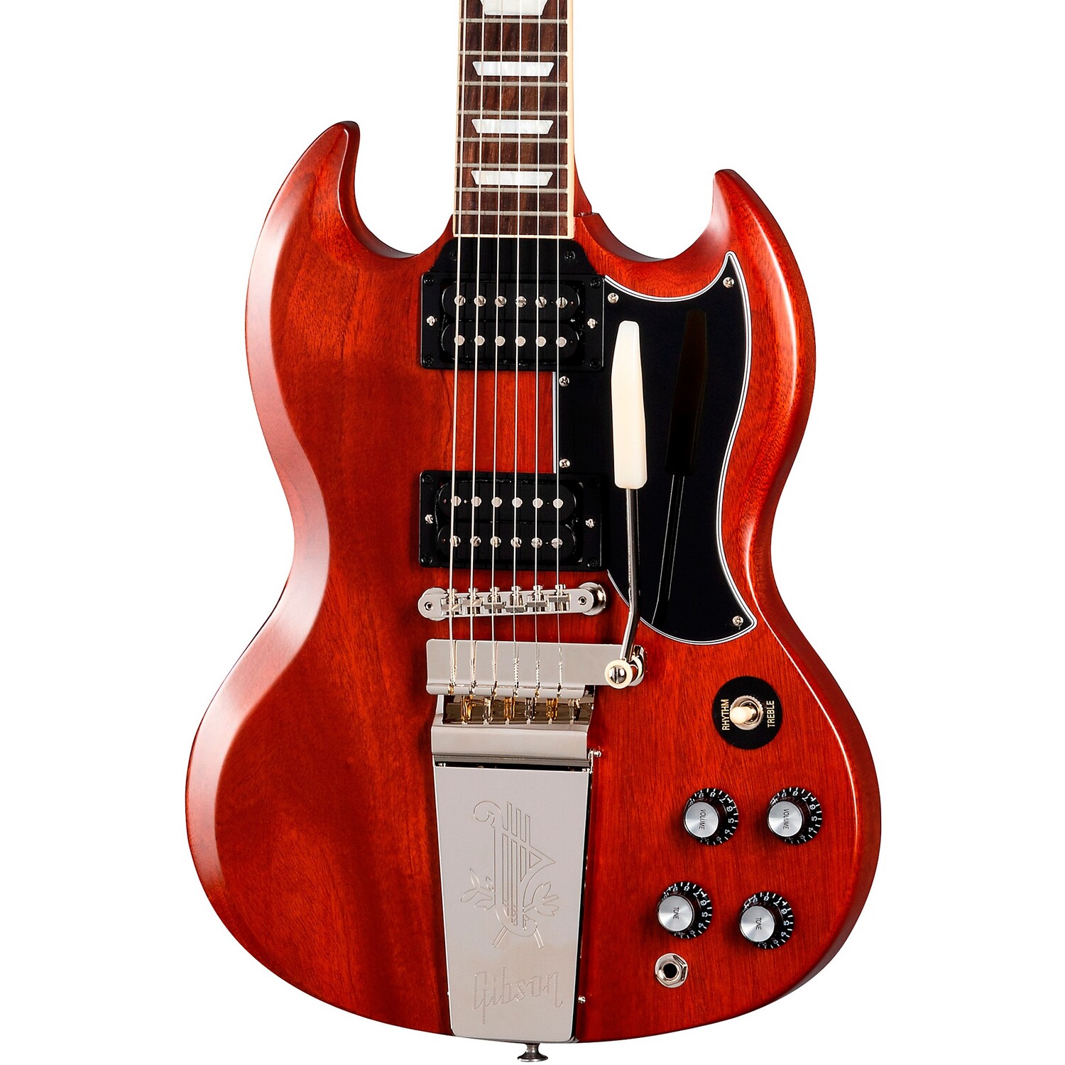 

Электрогитара Gibson SG Standard '61 Faded Maestro Vibrola Vintage Cherry