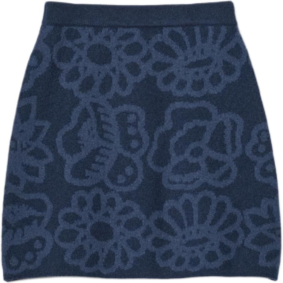 

UNIQLO Женская короткая юбка Marimekko X Marimekko, повседневная, темно-синие